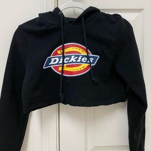 Dickies Cropped Black Hoodie